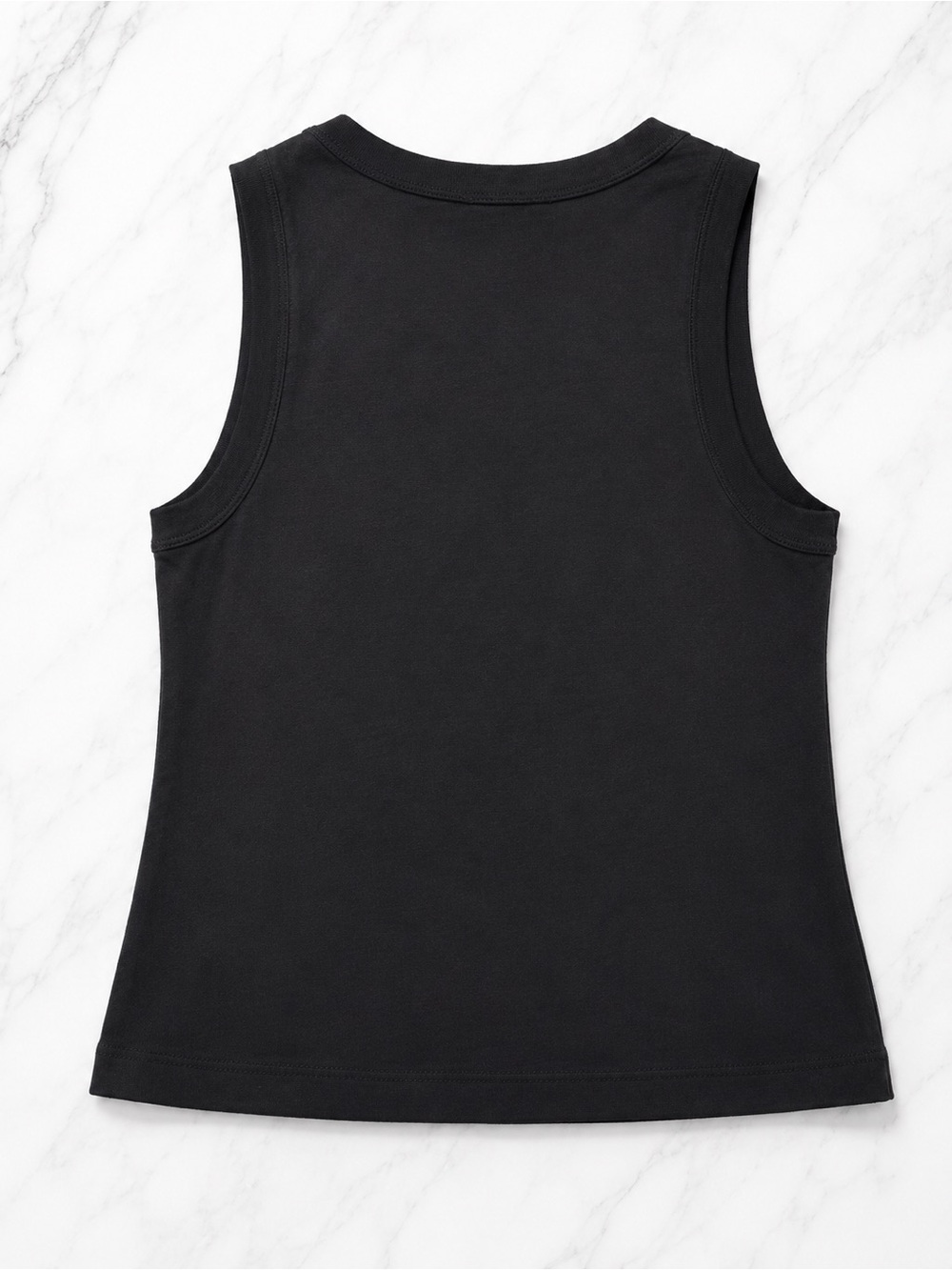 NEW! A.L.C. Black Cotton Sleeveless Tank Top Minimalist Luxury Essential Size XL - Picture 3 of 7